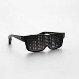 CHEMION- Único Bluetooth gafas de LED - texto personalizable y animaciones. Perfecto para fiestas Rave, conciertos