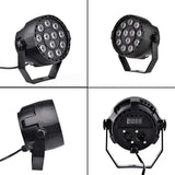 Luces Discoteca, WZTO 4 Modos Bola Discoteca Luz 12 LED Giratoria Luces de Fiesta con Sonido Activado,Luces de Escenario 7 Colores RGB Lámparas de Disco para Cumpleaños, Discoteca, Fiesta, KTV, Bar, Navidad, Bodas