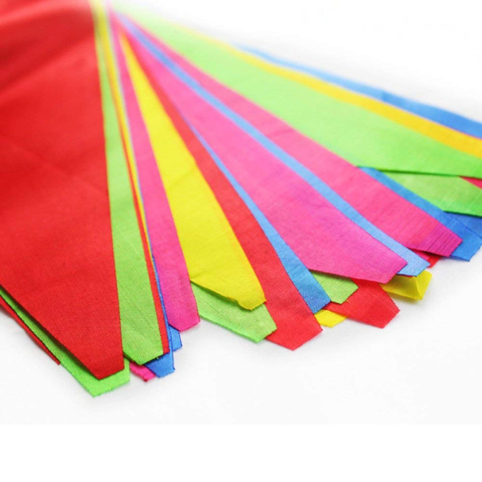 Eokeanon 150Pcs Pennant Banner Multicolor Bunting Banderas, 263 Ft Banner Banderas de Cadena Perfecto para la Gran inauguración Cumpleaños Fiesta Decoraciones navideñas
