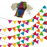 Eokeanon 150Pcs Pennant Banner Multicolor Bunting Banderas, 263 Ft Banner Banderas de Cadena Perfecto para la Gran inauguración Cumpleaños Fiesta Decoraciones navideñas