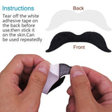 YuCool 60 Piezas de Bigotes Falsos autoadhesivos, Novedad de Bigotes Falsos para Fiesta de Disfraces y Fiesta Mexicana de Rendimiento y Fiesta