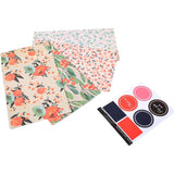 bolsa de papel, Bolsas de papel Kraft 12 piezas de papel de flores bolsos de papel con pegatinas para la boda Fiesta de cumpleaños Año Nuevo Regalo de la fiesta de compras Mechandise Bolsas de regalo