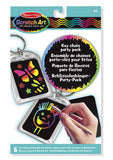 Melissa & Doug Paquete de fiesta Scratch Art: Llaveros