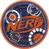 Nerf - Juego de 8 servilletas para fiestas de cumpleaños con platos para el almuerzo, platos de postre, servilletas para el almuerzo, vasos